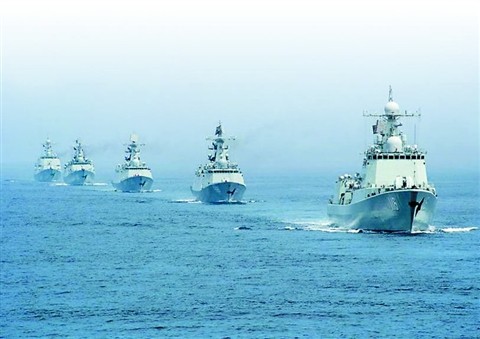 Ngày 14 tháng 7 năm 2013, biên đội tàu chiến Hải quân Trung Quốc lần đầu tiên vượt qua eo biển Soya, xâm nhập "khu vực không thể đụng chạm" biển Okhotsk của Nga.